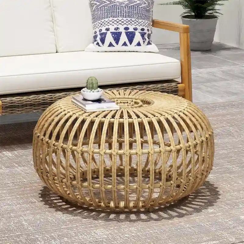 29.5 Wicker Coffee Table