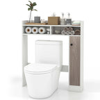 Costway Over the Toilet Bathroom Cabinet Floor Storage Organizer with - See Details