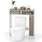 Costway Over the Toilet Bathroom Cabinet Floor Storage Organizer with - See Details