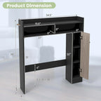 Costway Over the Toilet Bathroom Cabinet Floor Storage Organizer with - See Details
