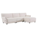 110 Modular Sectional Sofa, L-Shape Sofa with USB and Type-C Charger