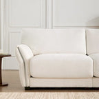 110 Modular Sectional Sofa, L-Shape Sofa with USB and Type-C Charger