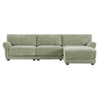 110 Modular Sectional Sofa, L-Shape Sofa with USB and Type-C Charger