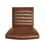 Mid-Century Dining Chairs Set of 4 - Channel Stitch Upholstery, Rubberwood Legs, Walnut Finish, 300 lbs Capacity