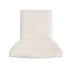 Mid-Century Dining Chairs Set of 4 - Channel Stitch Upholstery, Rubberwood Legs, Walnut Finish, 300 lbs Capacity