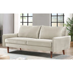 US Pride Furnitirue 70W Tapered-Leg Velvet Sofa