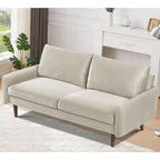 US Pride Furnitirue 70W Tapered-Leg Velvet Sofa