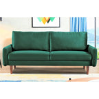 US Pride Furnitirue 70W Tapered-Leg Velvet Sofa