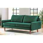 US Pride Furnitirue 70W Tapered-Leg Velvet Sofa