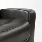 89 Wide Top Grain Leather Power Reclining Sofa Electric Recliner Sofa with Storage, USB Charge Port, Adjustable Headrest