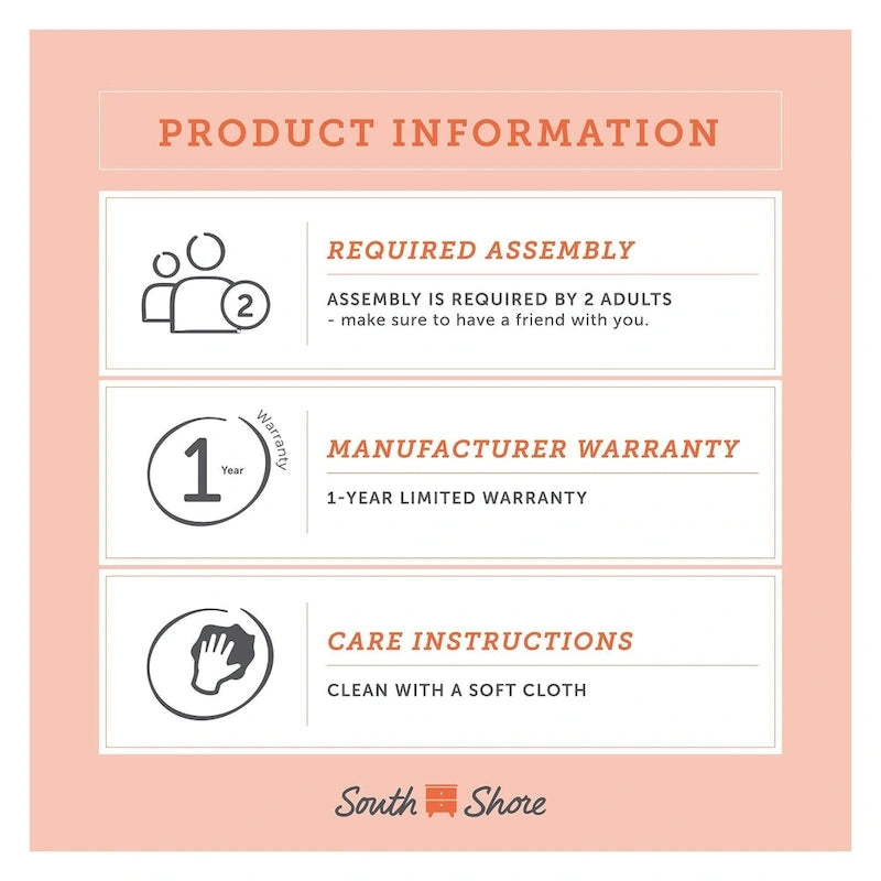 South Shore Balka Rattan Bar Stool, Set of 2