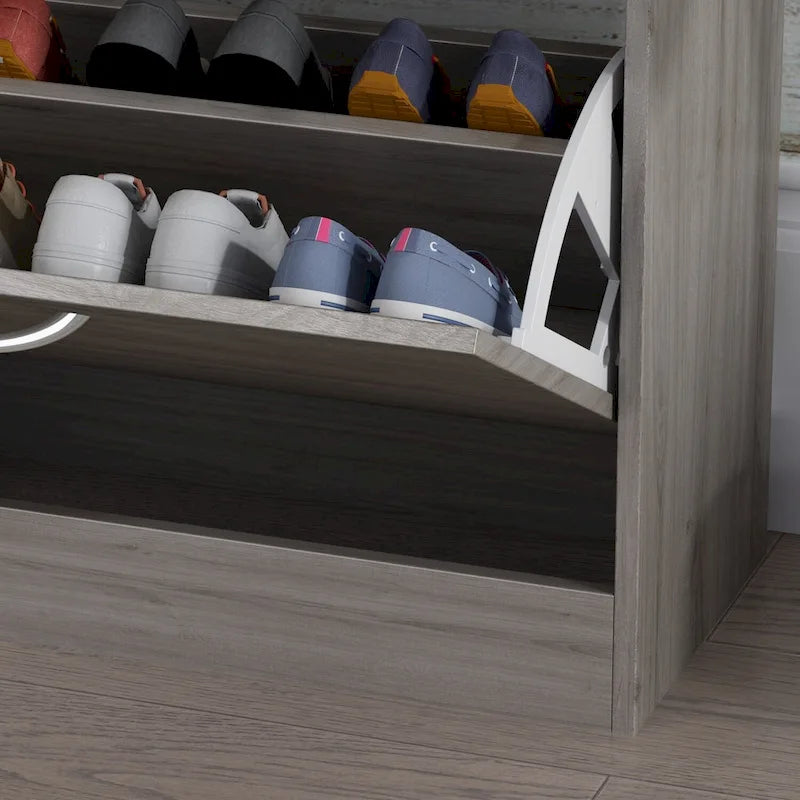 2-tier Shoe Storage for EntrywayCabinet for home