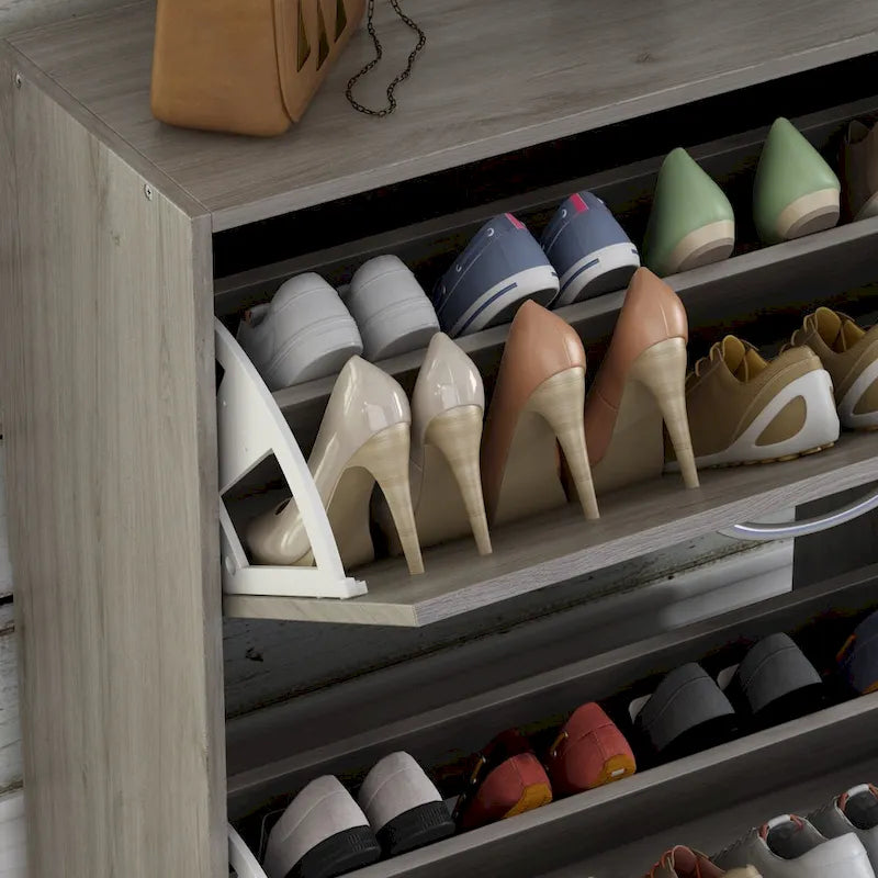 2-tier Shoe Storage for EntrywayCabinet for home