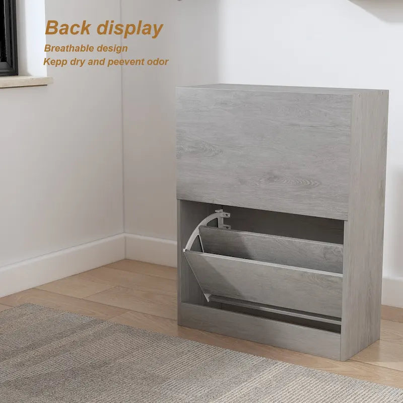 2-tier Shoe Storage for EntrywayCabinet for home