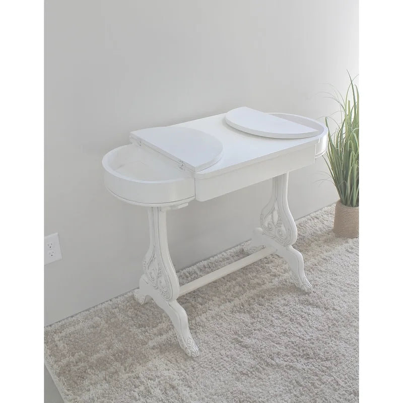 Windsor Carved Writing Table with Drawers