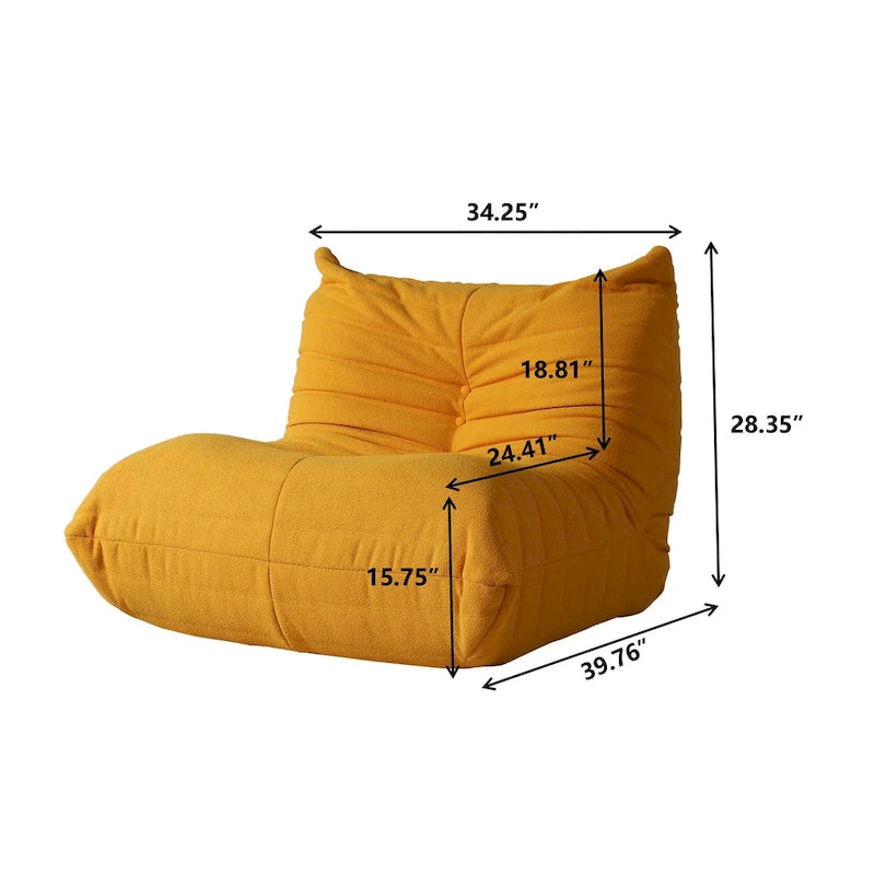 Floor Couch Soft Lazy Sofa Bean Bag Chair for Living Room
