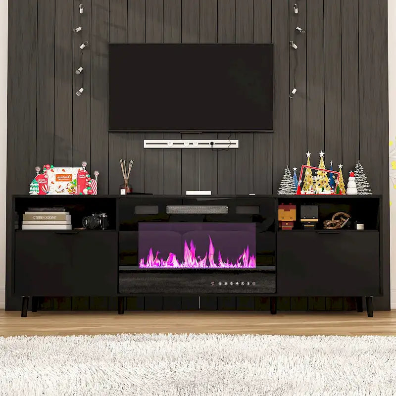 Fireplace TV Stand Electric Fireplace TV Console w/Remote Control