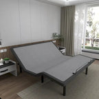 ESHINE Adjustable Bed Frame, with Massage