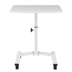 airLIFT Mobile Height Adjustable Solid-Top Laptop Desk Cart