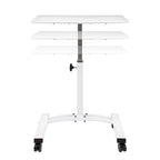 airLIFT Mobile Height Adjustable Solid-Top Laptop Desk Cart