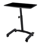 airLIFT Mobile Height Adjustable Solid-Top Laptop Desk Cart