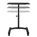 airLIFT Mobile Height Adjustable Solid-Top Laptop Desk Cart