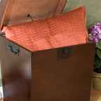 SEI Furniture Liatris Espresso Trunk Side Table