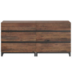 2 in 1 Modern Sideboard with 6 Drawers