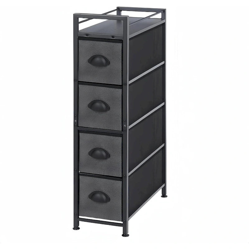 Narrow Dresser Storage Tower with 4 Drawers