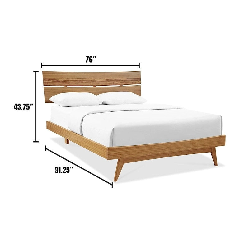 Sarah California King Platform Bed, Golden