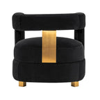 Manhattan Comfort Modern Amirah Velvet Accent Chair Set of 2