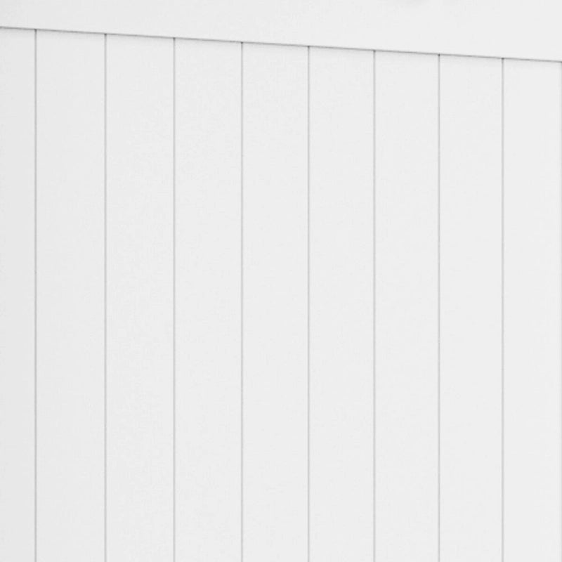 Solid Wood Hall Tree with Shoe Storage Bench - 6 Hooks, 3 Storage Bins, Reversible Panels, Cushioned Seat