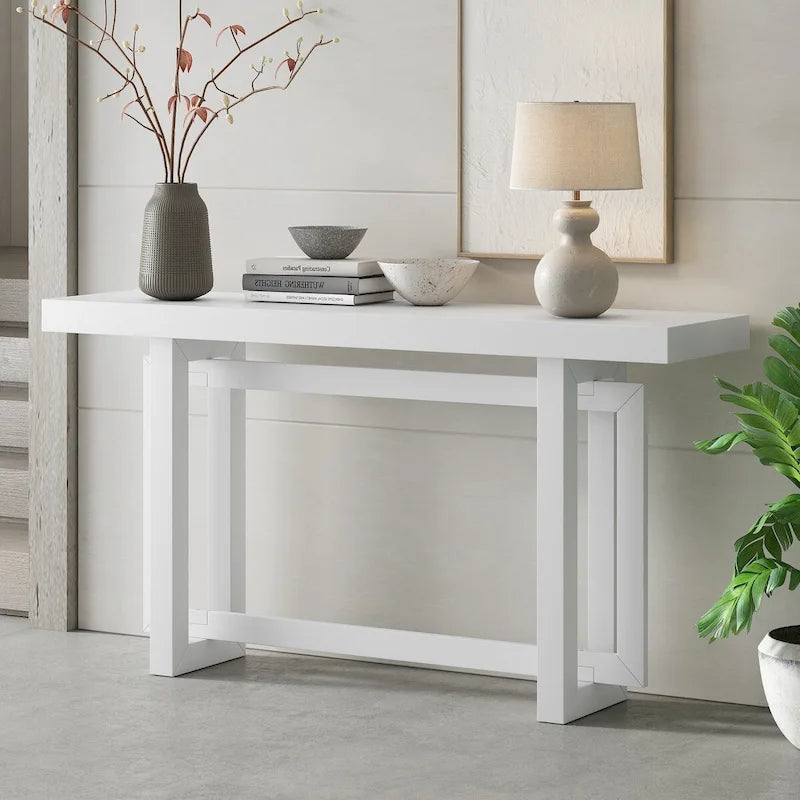 Contemporary Console Table Entryway Table for Living Room
