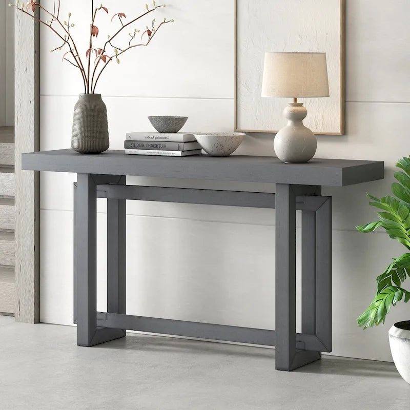 Contemporary Console Table Entryway Table for Living Room
