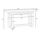 Contemporary Console Table Entryway Table for Living Room
