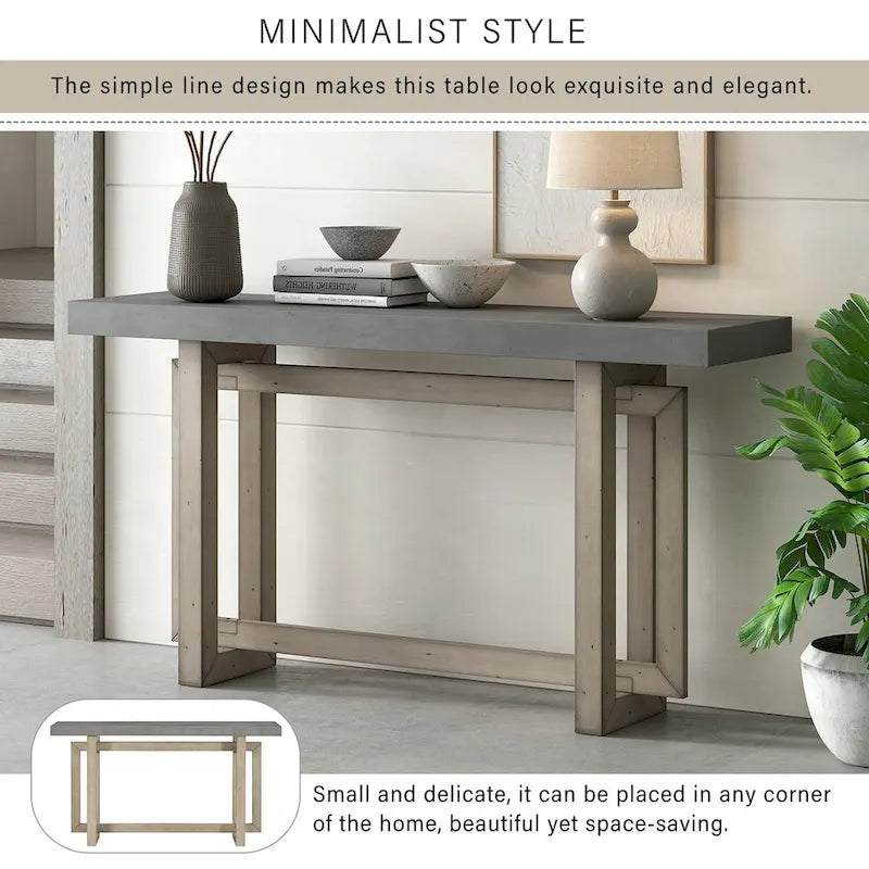 Contemporary Console Table Entryway Table for Living Room