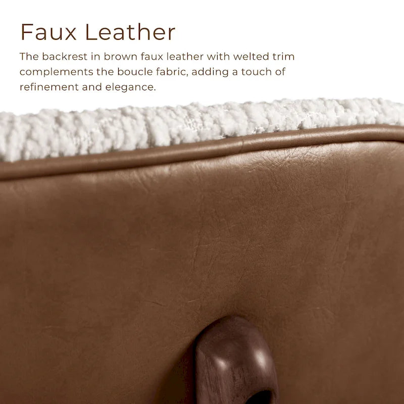 Furniture of America Beau II Mid-century Walnut 7-Piece Dining Table Set