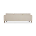NADAAL STUDIOS Drew, Sectional with Reversible Chaise, Dark Brown - 98 X 59.2 X 33.5