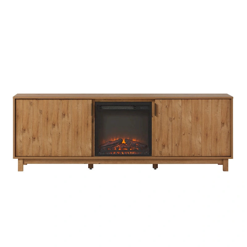 Middlebrook 70-inch TV Stand with Electric Fireplace