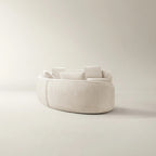 Modern 3-Seater Sofa with Linen Upholstery